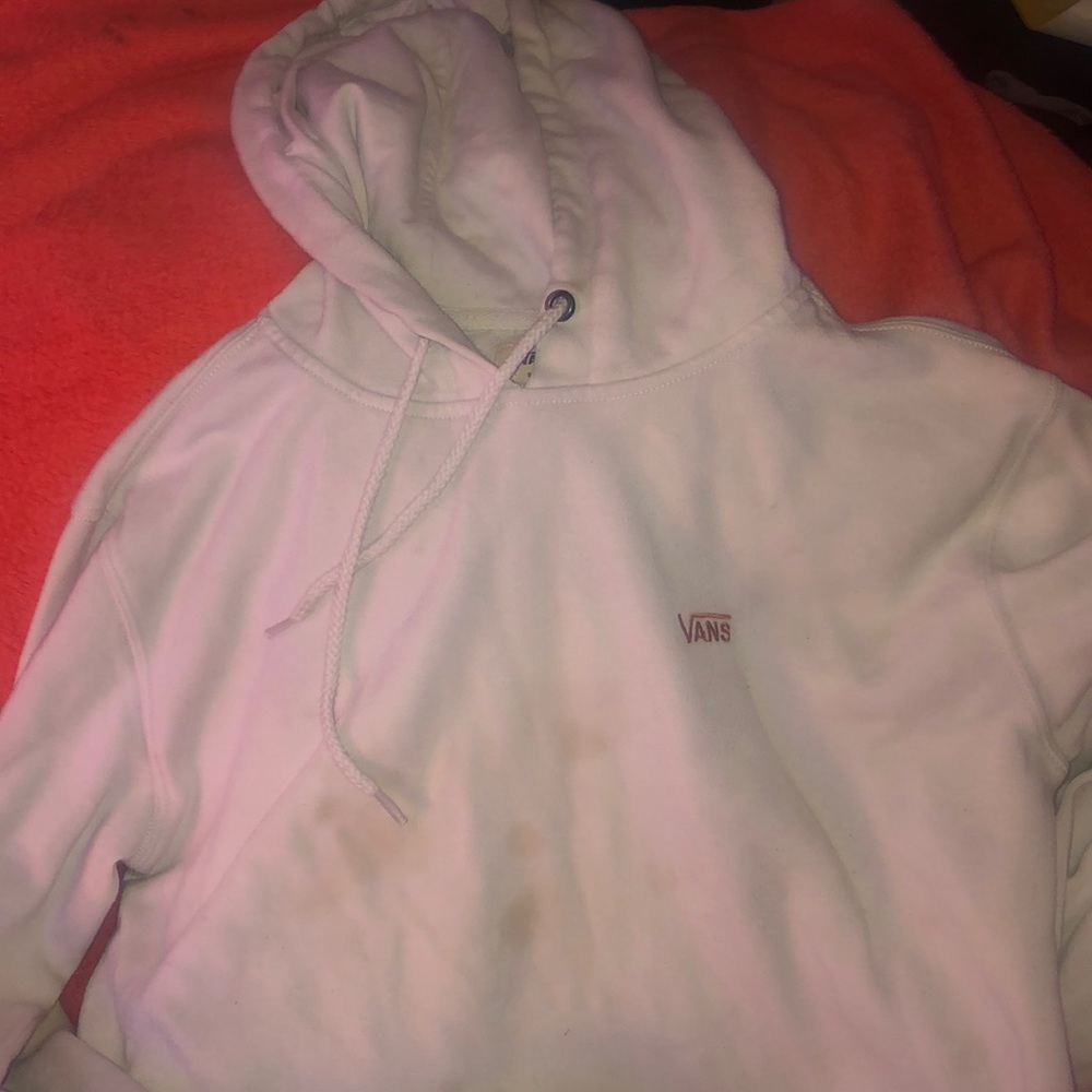 Vans white hoodie